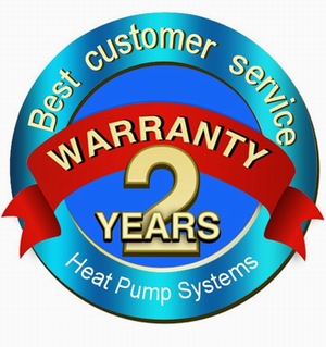 2 year warranty for heat pumps