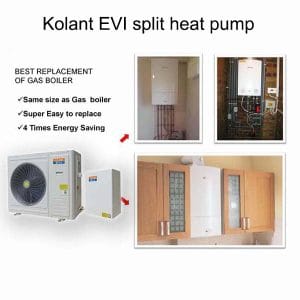 EVI-replaceGasboiler2 | | Kolant,professional Europe style heat pump factory,Mitsubishi tech since 1988